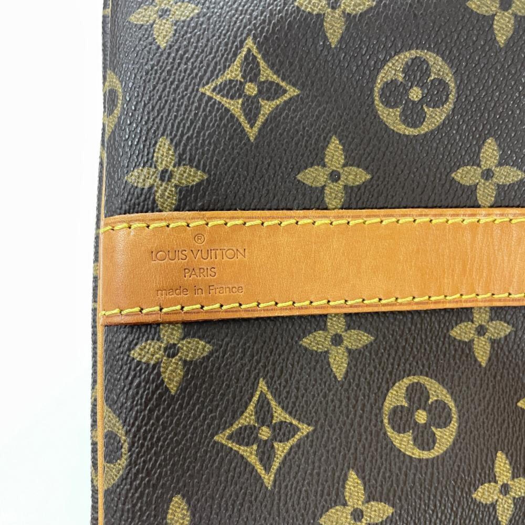 Louis Vuitton Brown Monogram Canvas Boston Bag (Pre-Owned)