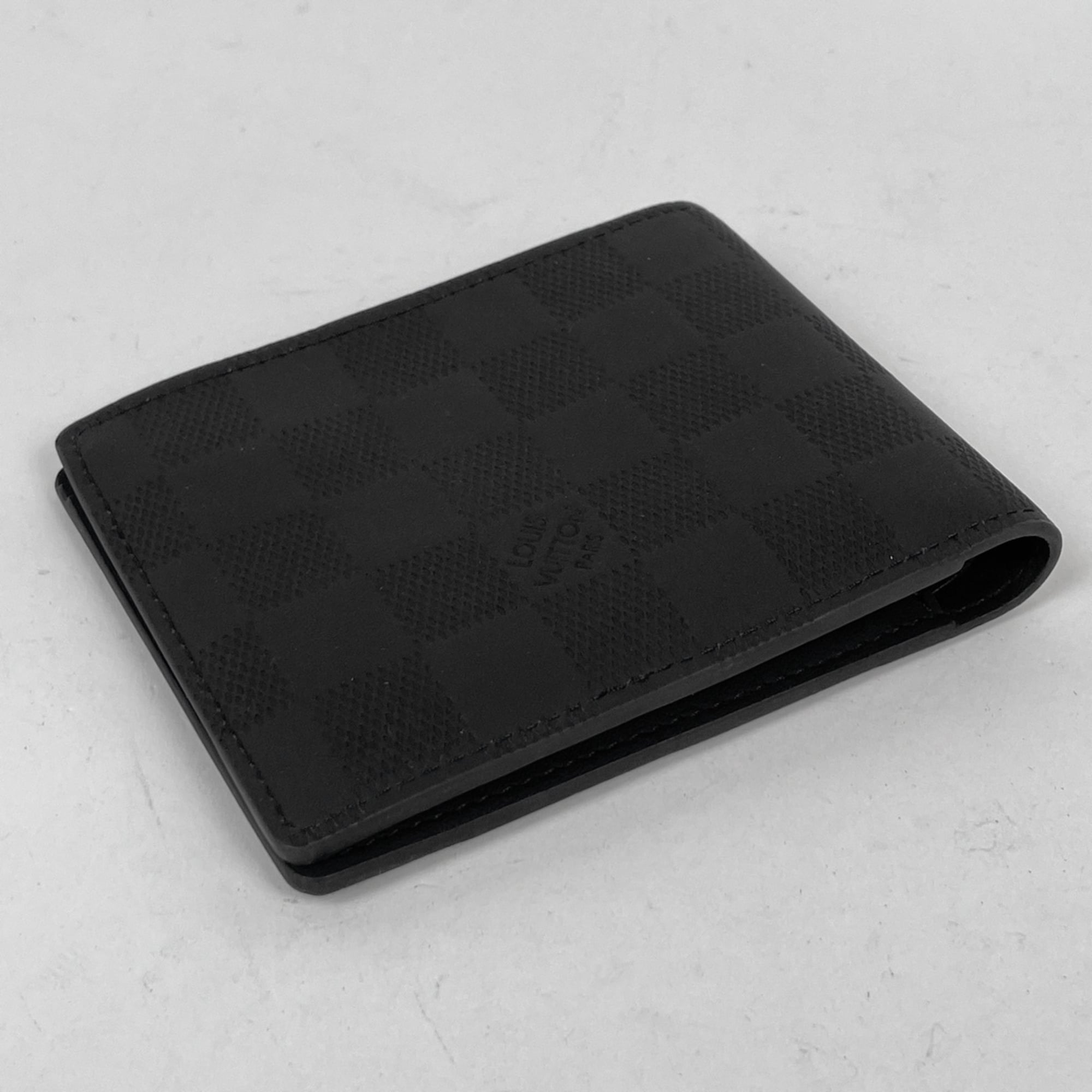 Louis Vuitton Black Onyx Damier Infini Wallet (Bi-Fold) (Pre-Owned)