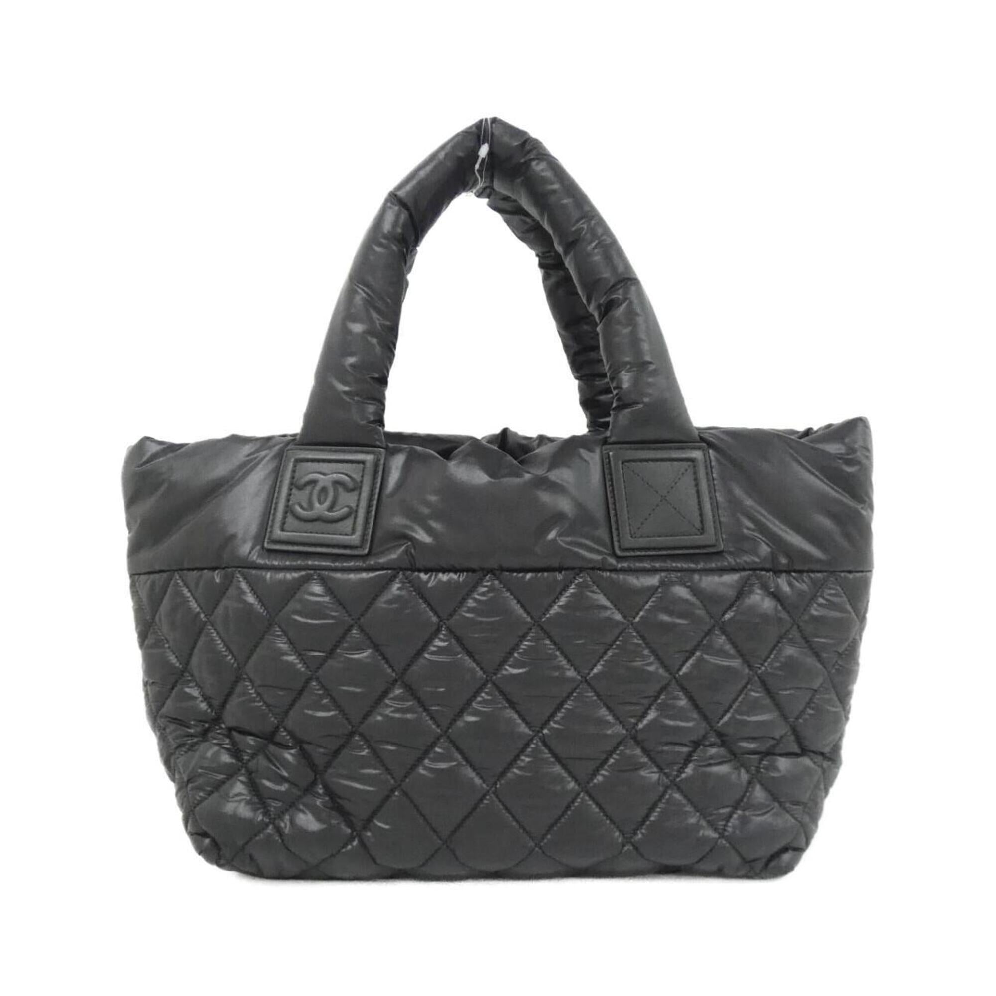 Chanel Black Nylon Handbag (Pre-Owned)