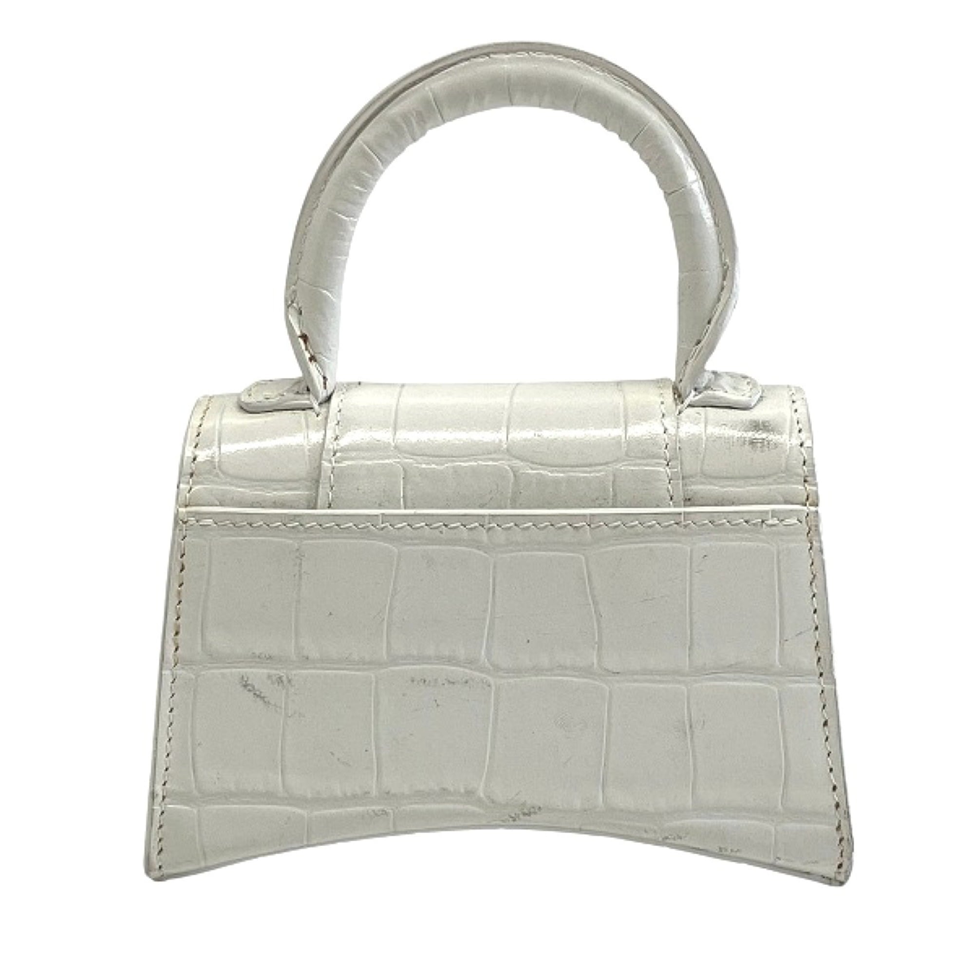 Balenciaga White Leather Shoulder Bag (Pre-Owned)