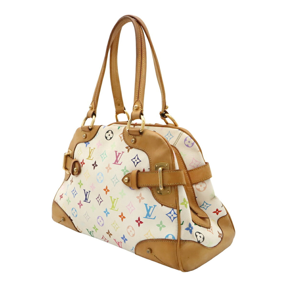 Louis Vuitton Monogram Multicolore Blanc Monogram Multicolore Handbag Shoulder Bag (Pre-Owned)