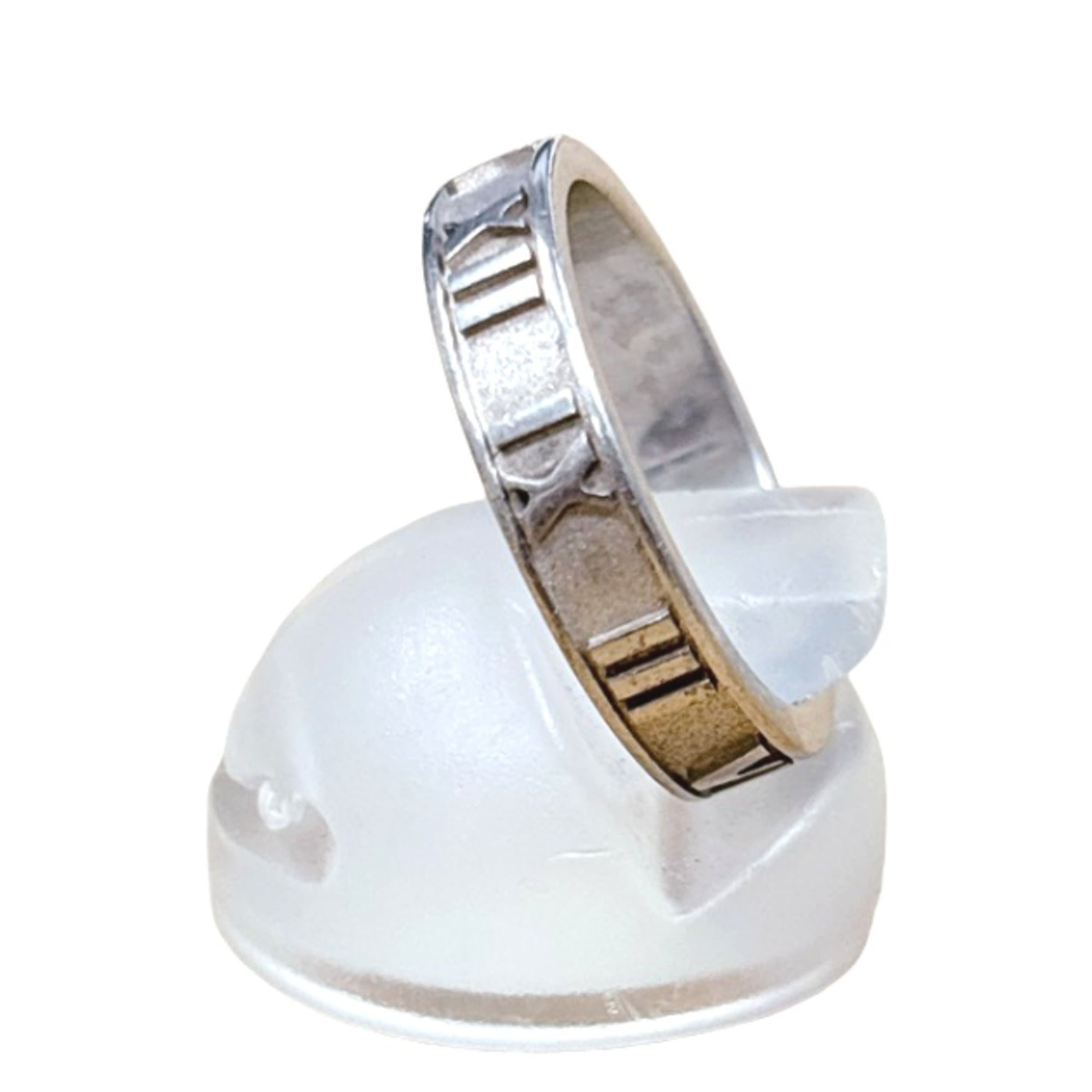 Tiffany Atlas Silver 925 Band Ring (Pre-Owned)