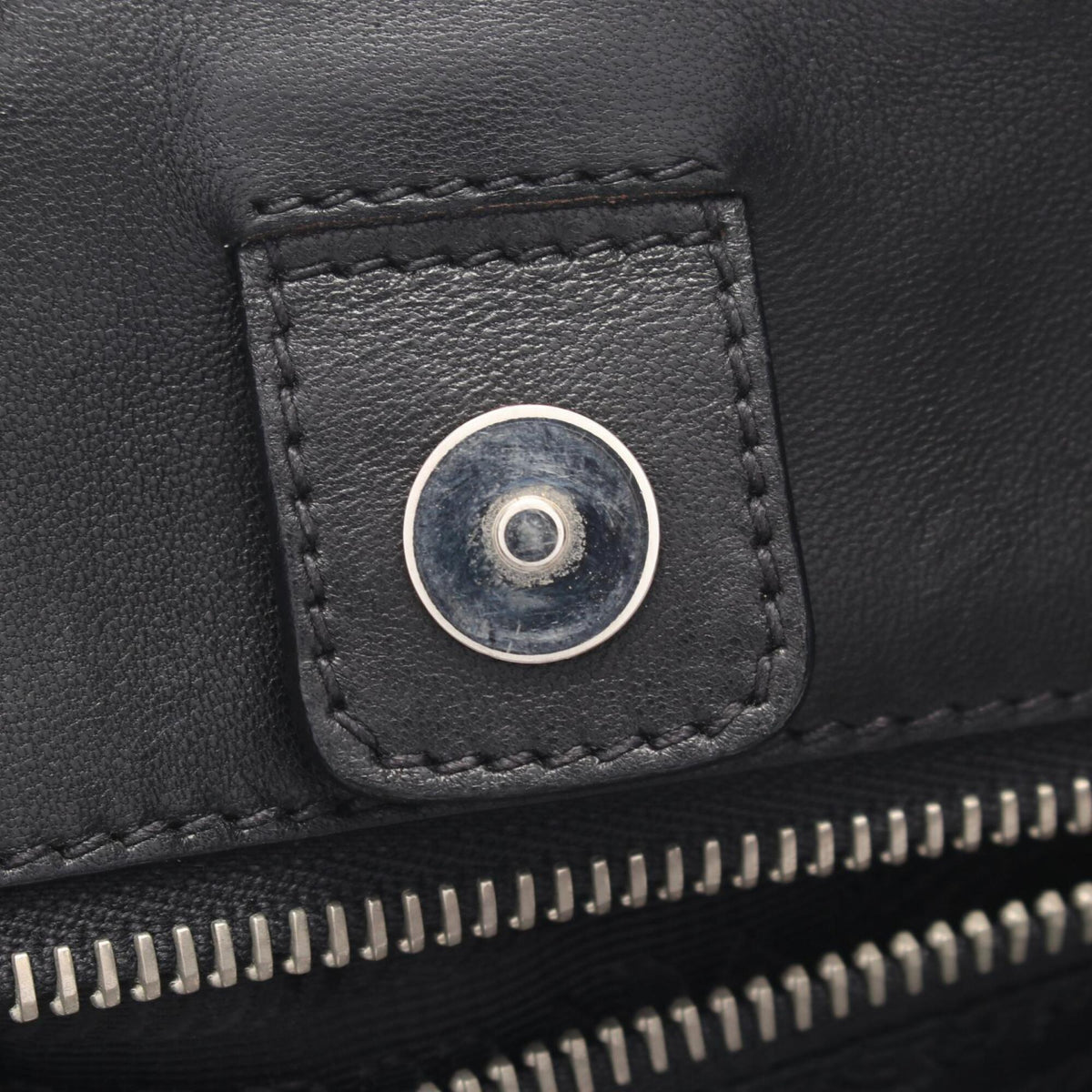 Prada Black Nylon Leather Handbag (Pre-Owned)