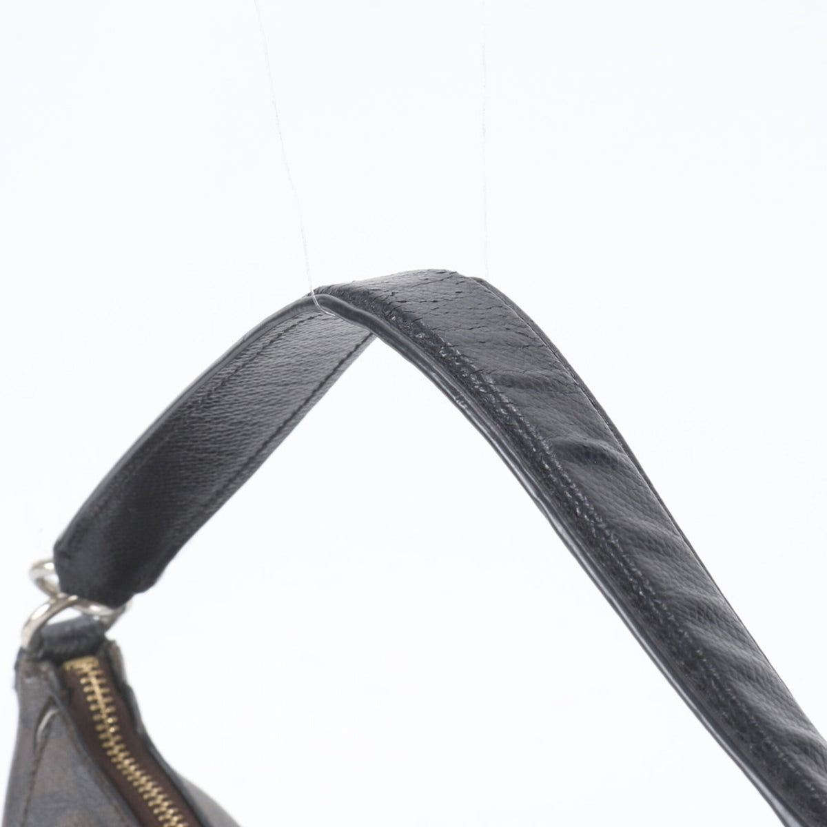 Coach Brown Leather Coated Canvas Handbag Shoulder Bag Tote Bag (Pre-Owned)