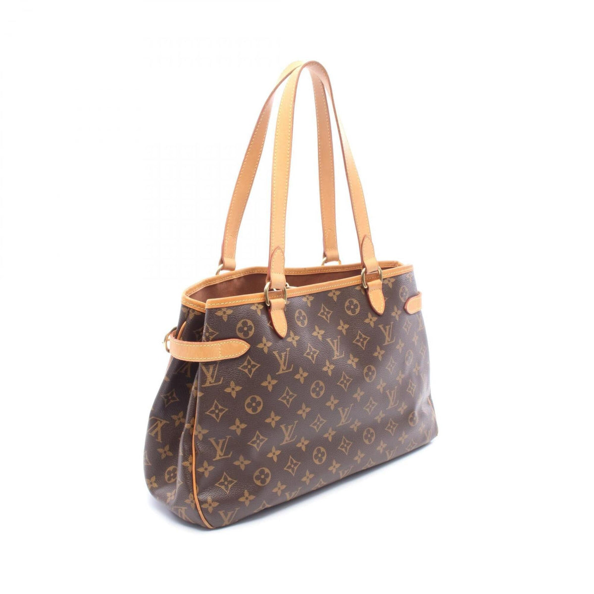 Louis Vuitton Brown Monogram Coated Canvas Leather Handbag Shoulder Bag (Pre-Owned)