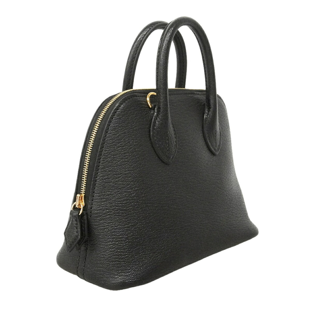Hermes Black Chevre Myzore Leather Handbag (Pre-Owned)