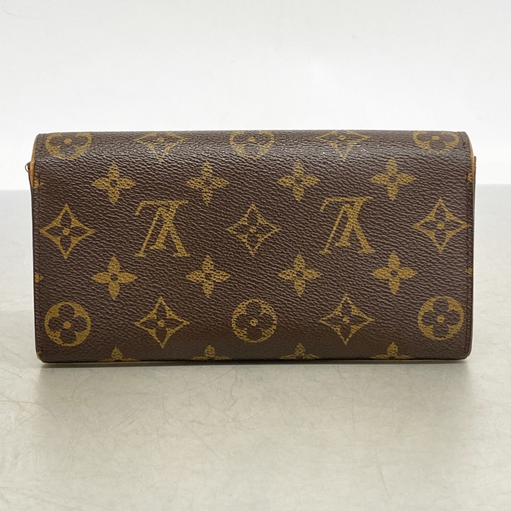 Louis Vuitton Brown Long Wallet (Bi-Fold) (Pre-Owned)