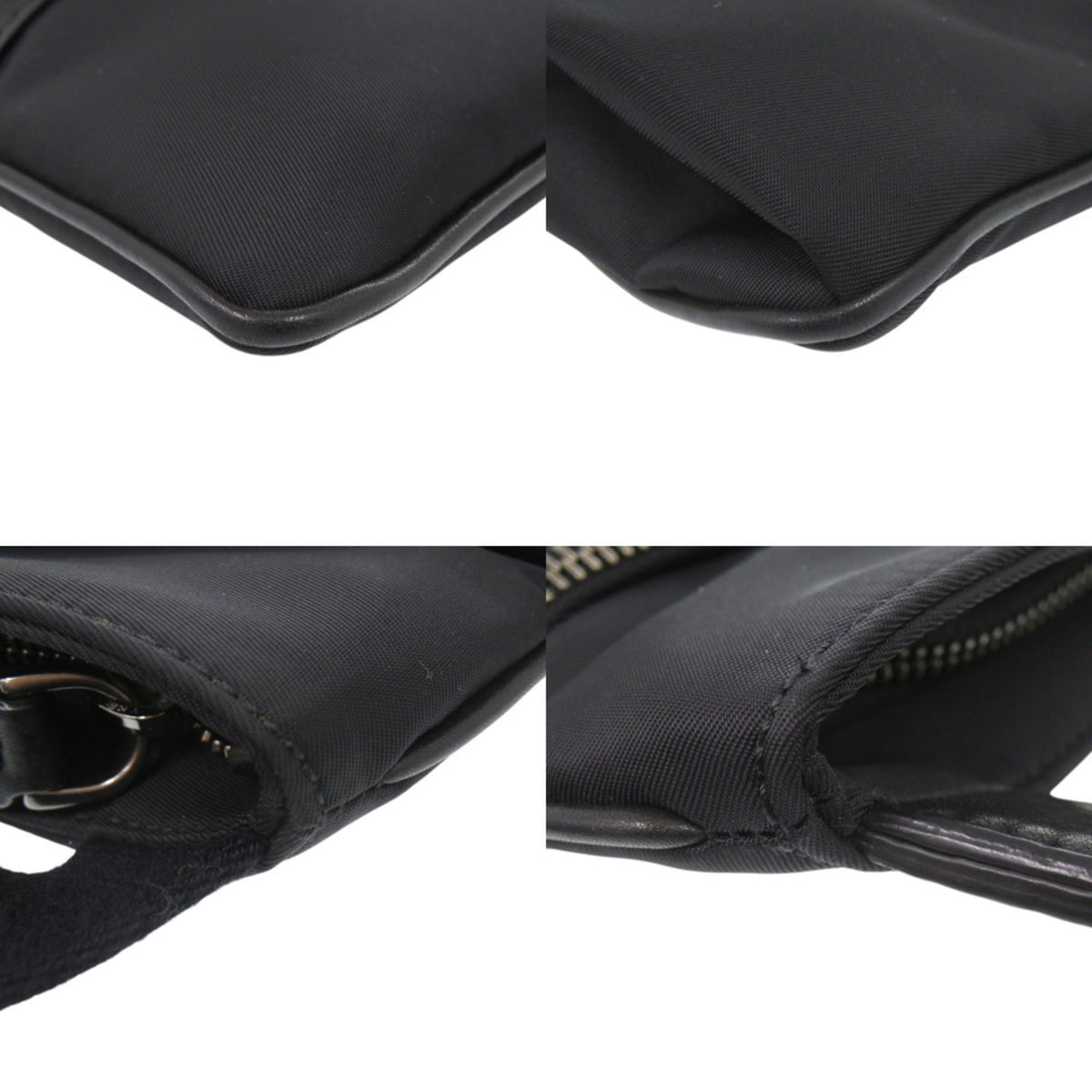 Tod's Black Nylon Leather Shoulder Bag (Pre-Owned)