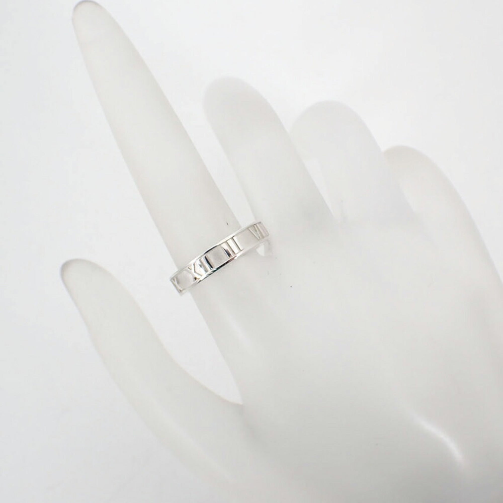 Tiffany Sterling Silver 925 Band Ring (Pre-Owned)