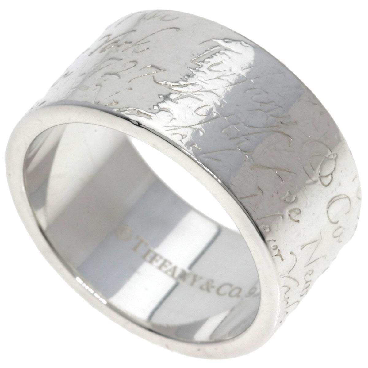 Tiffany Silver Silver Band Ring (Pre-Owned)