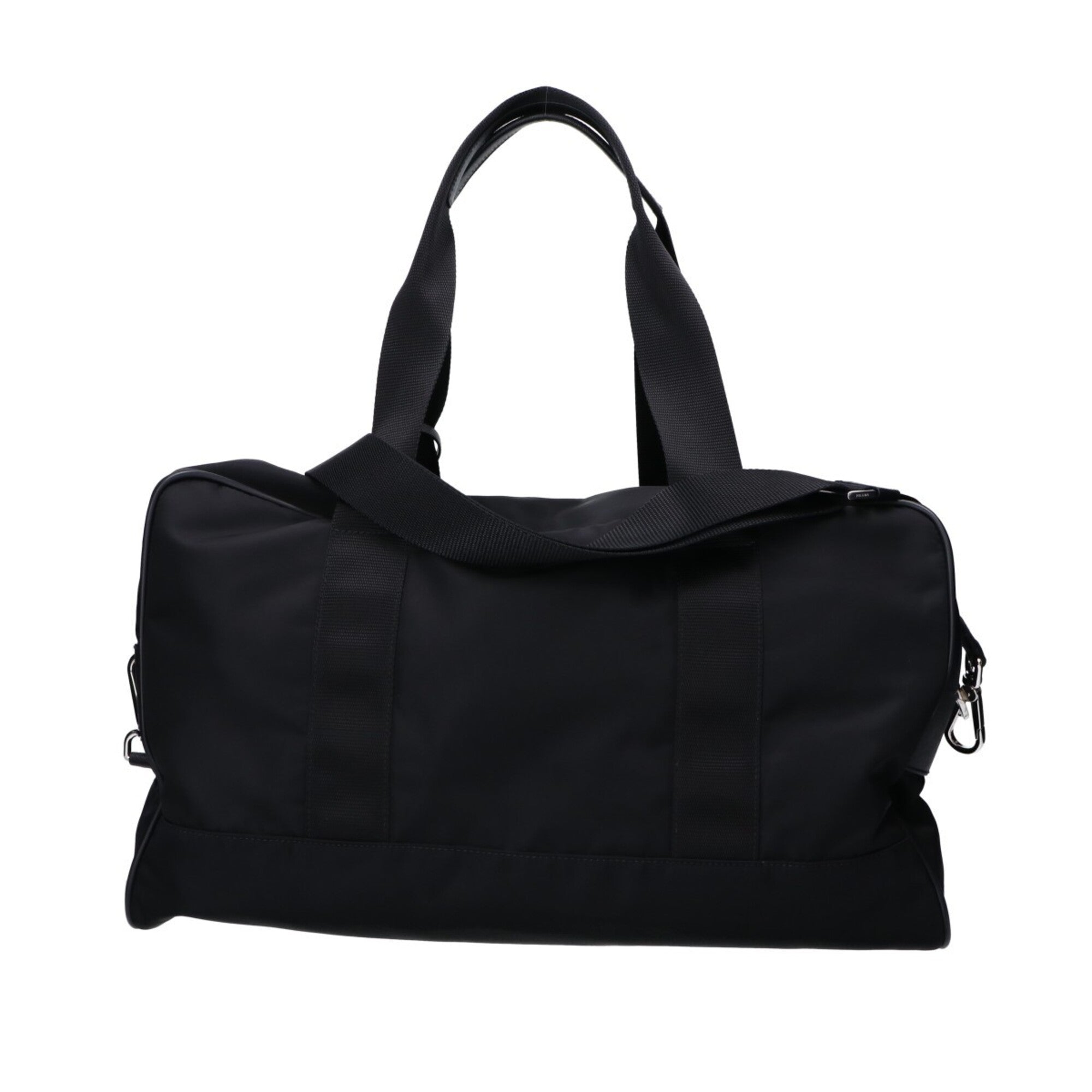 Prada Black Nylon Boston Bag (Pre-Owned)