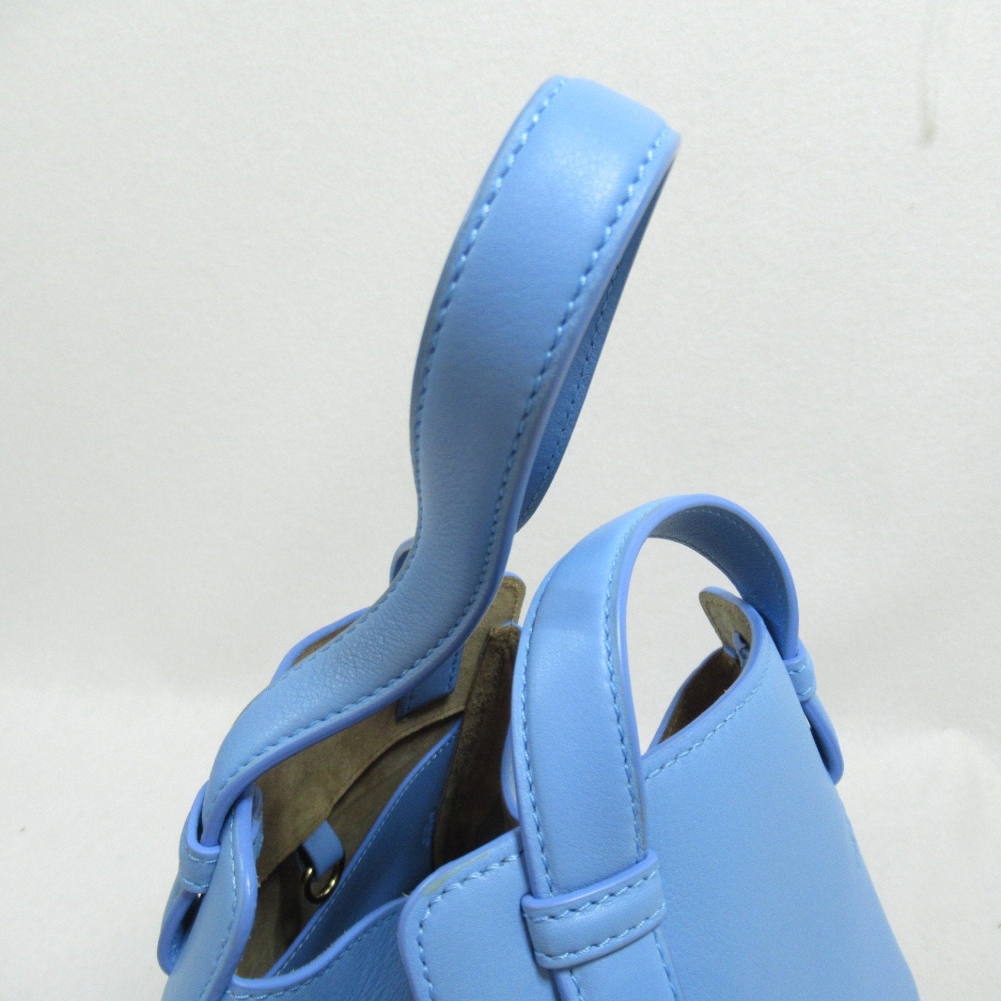 Loewe Blue Light Blue Leather Shoulder Bag (Pre-Owned)