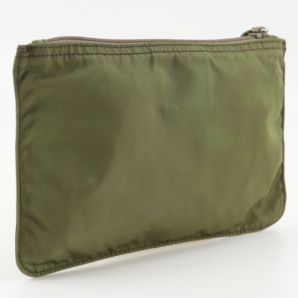 Prada Khaki Nylon Pouch (Pre-Owned)