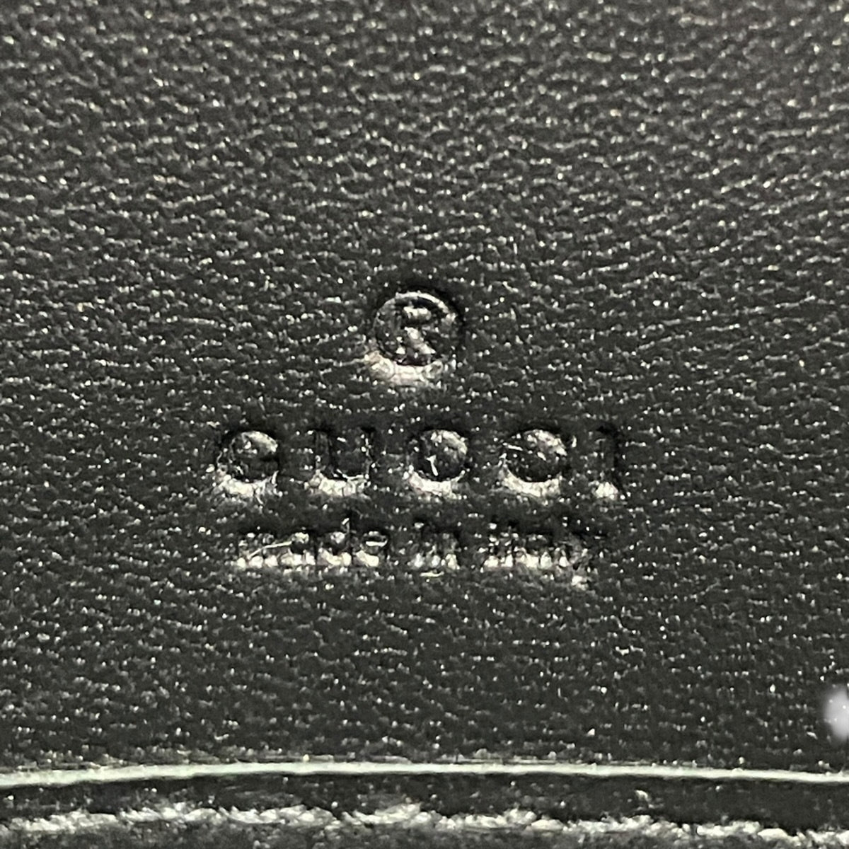 Gucci Black Leather Long Wallet (Bi-Fold) (Pre-Owned)