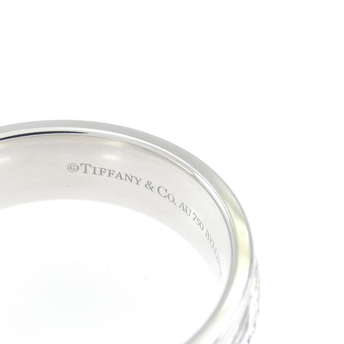 Tiffany White Gold (18K) Band Ring (Pre-Owned)