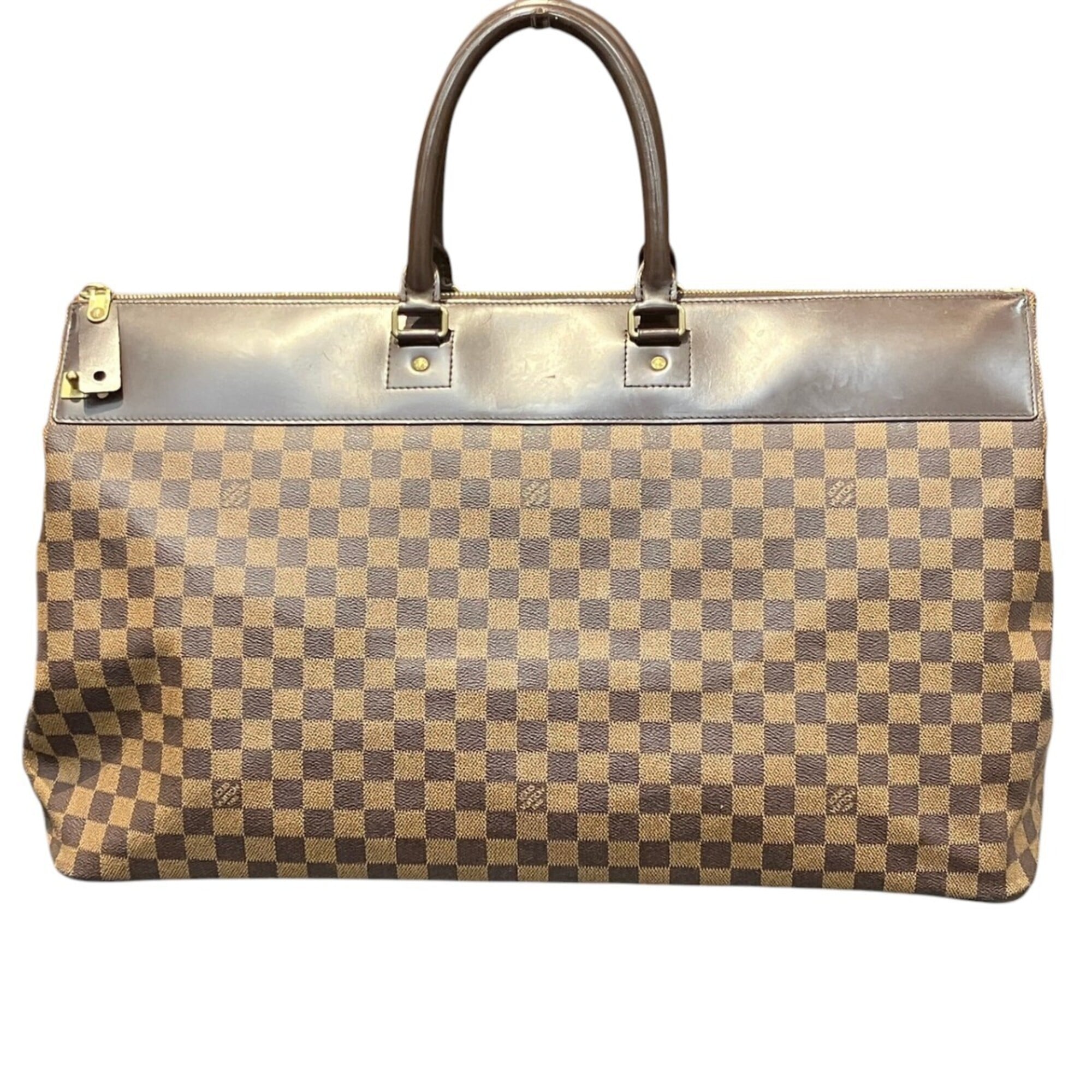 Louis Vuitton Damier Brown Damier Canvas Boston Bag (Pre-Owned)