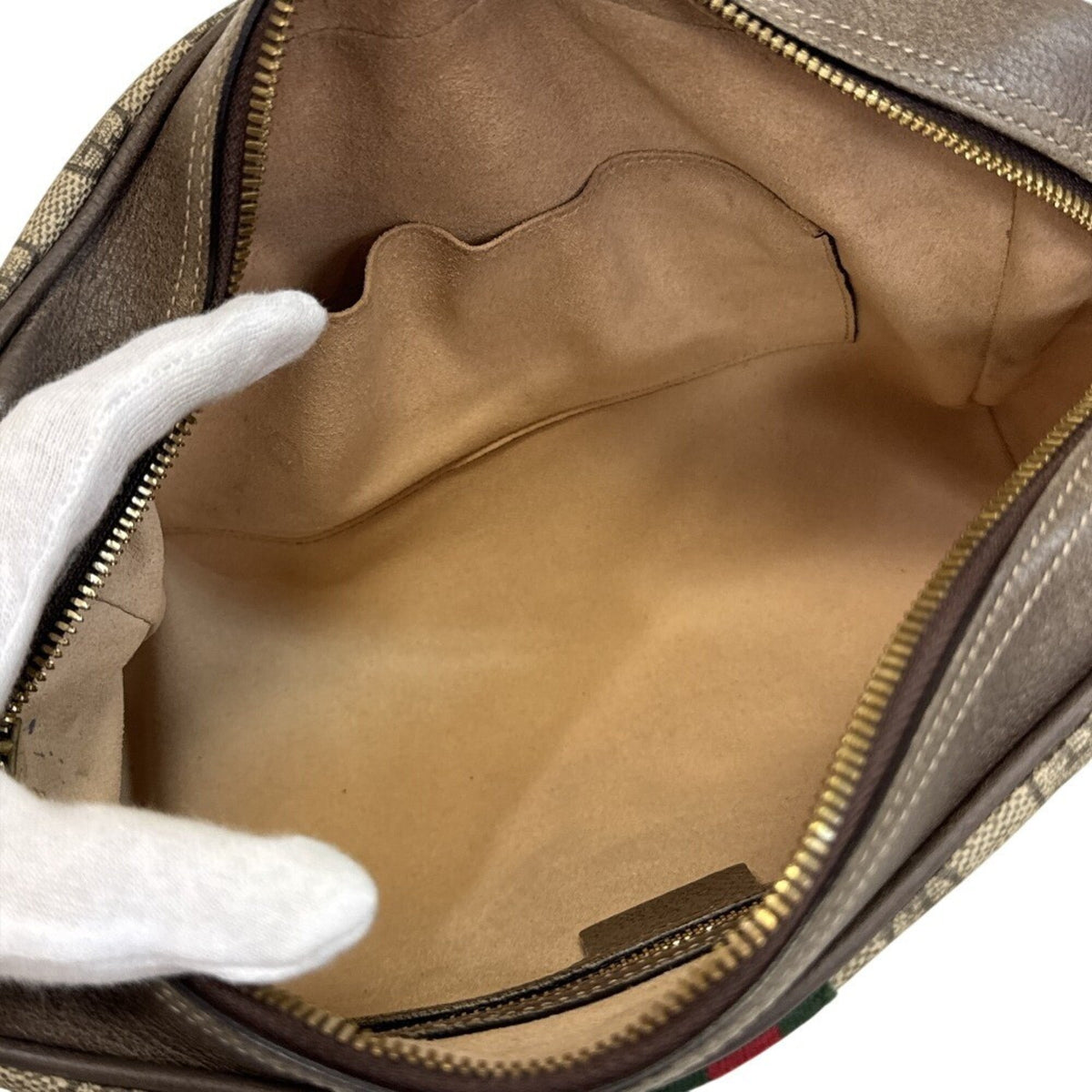 Gucci Brown Pvc Shoulder Bag (Pre-Owned)