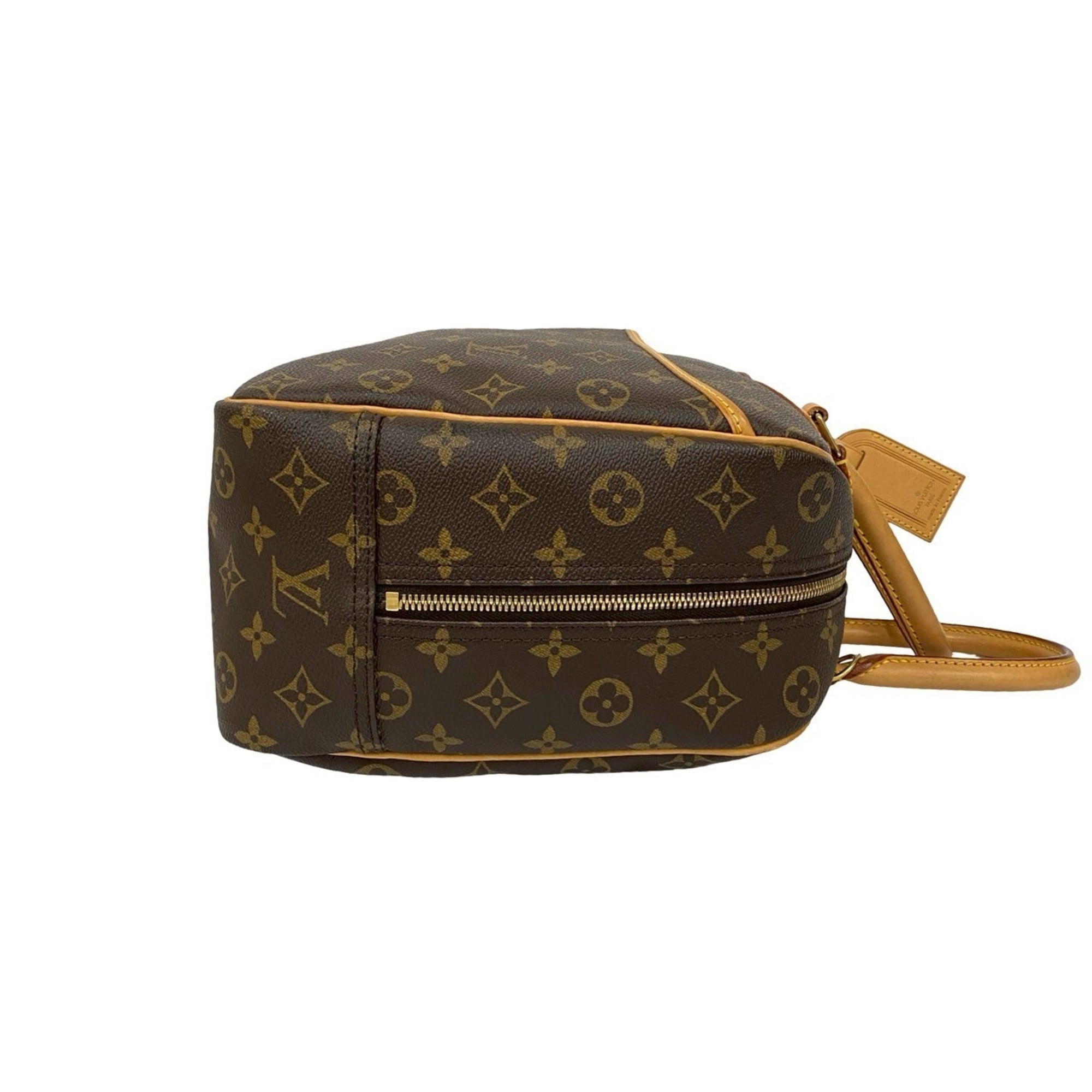 Louis Vuitton Brown Leather Pvc Boston Bag Handbag (Pre-Owned)