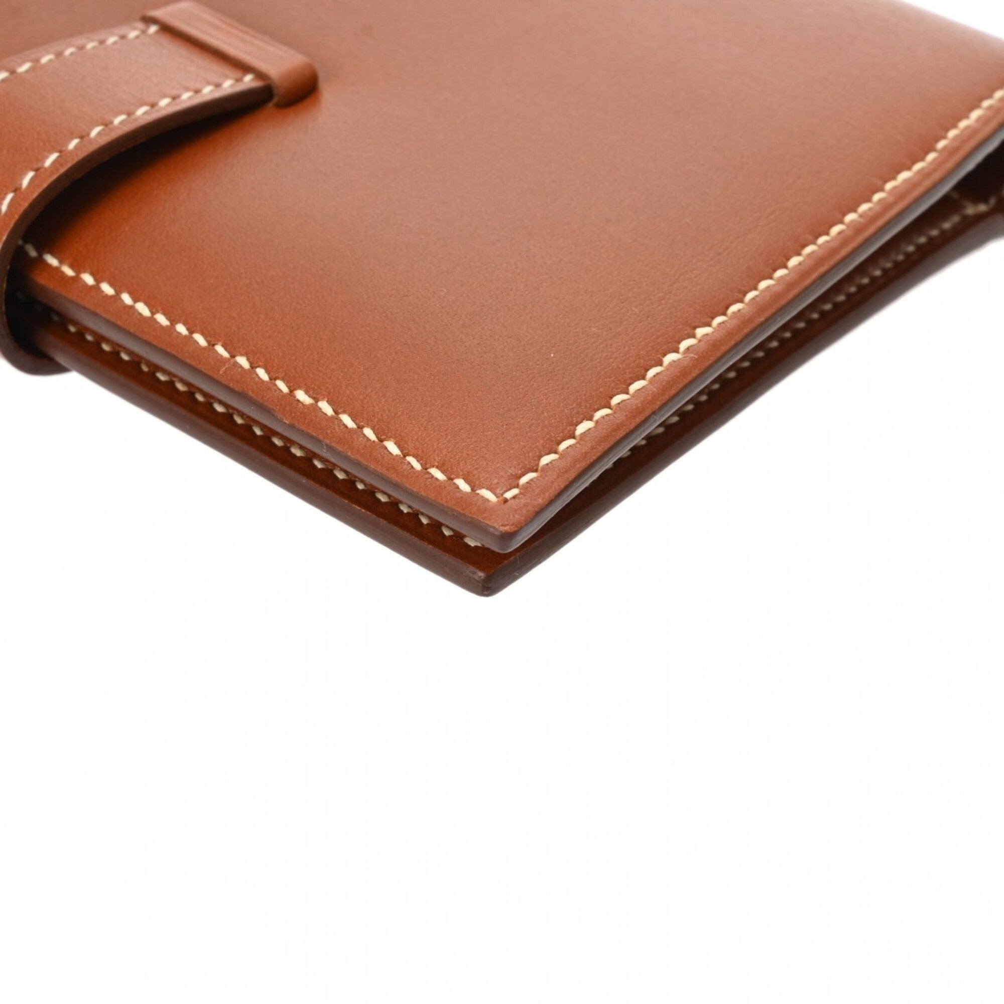 Hermes Fauve Leather Wallet (Bi-Fold) (Pre-Owned)