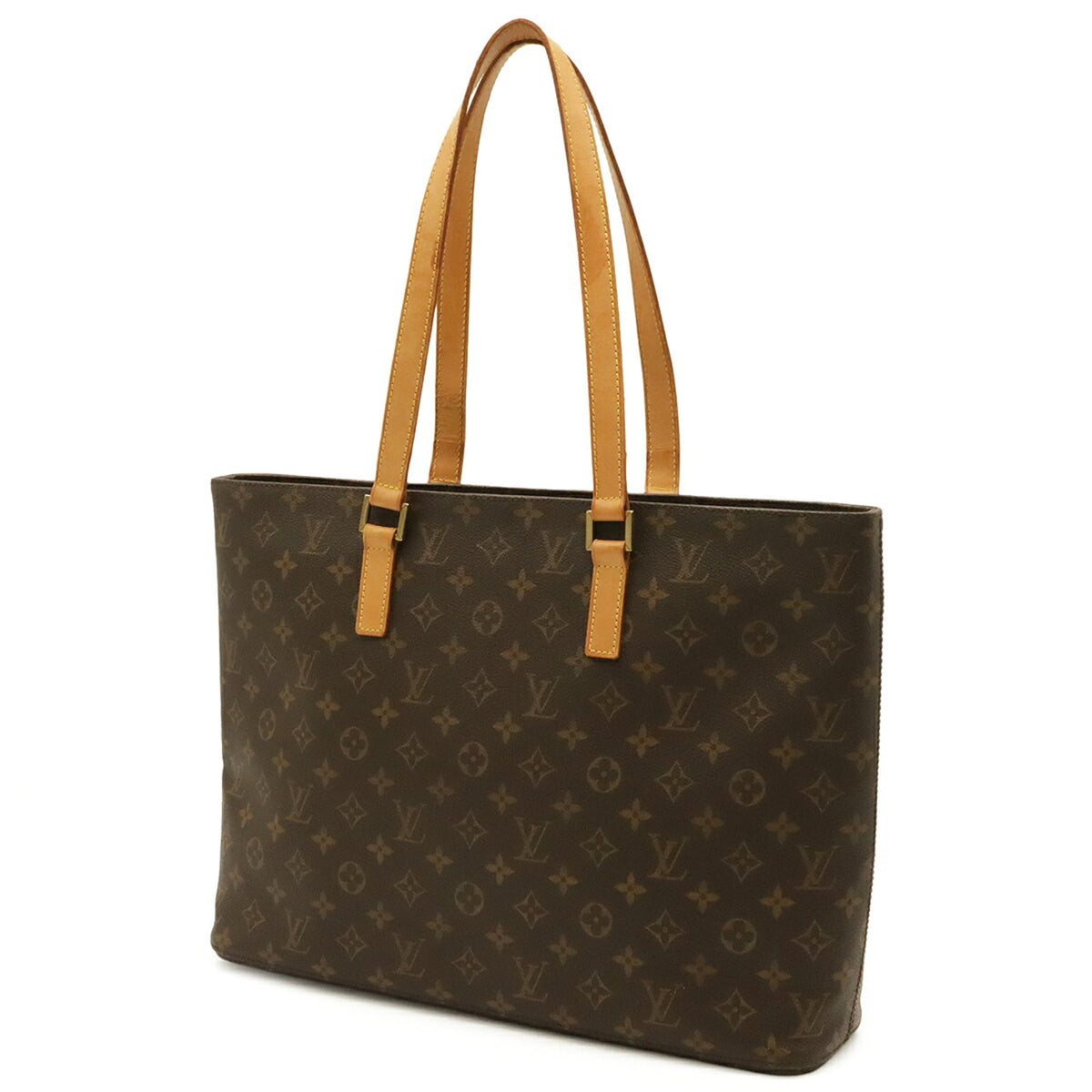 Louis Vuitton Brown Monogram Canvas Pvc Coated Canvas Shoulder Bag Tote Bag (Pre-Owned)