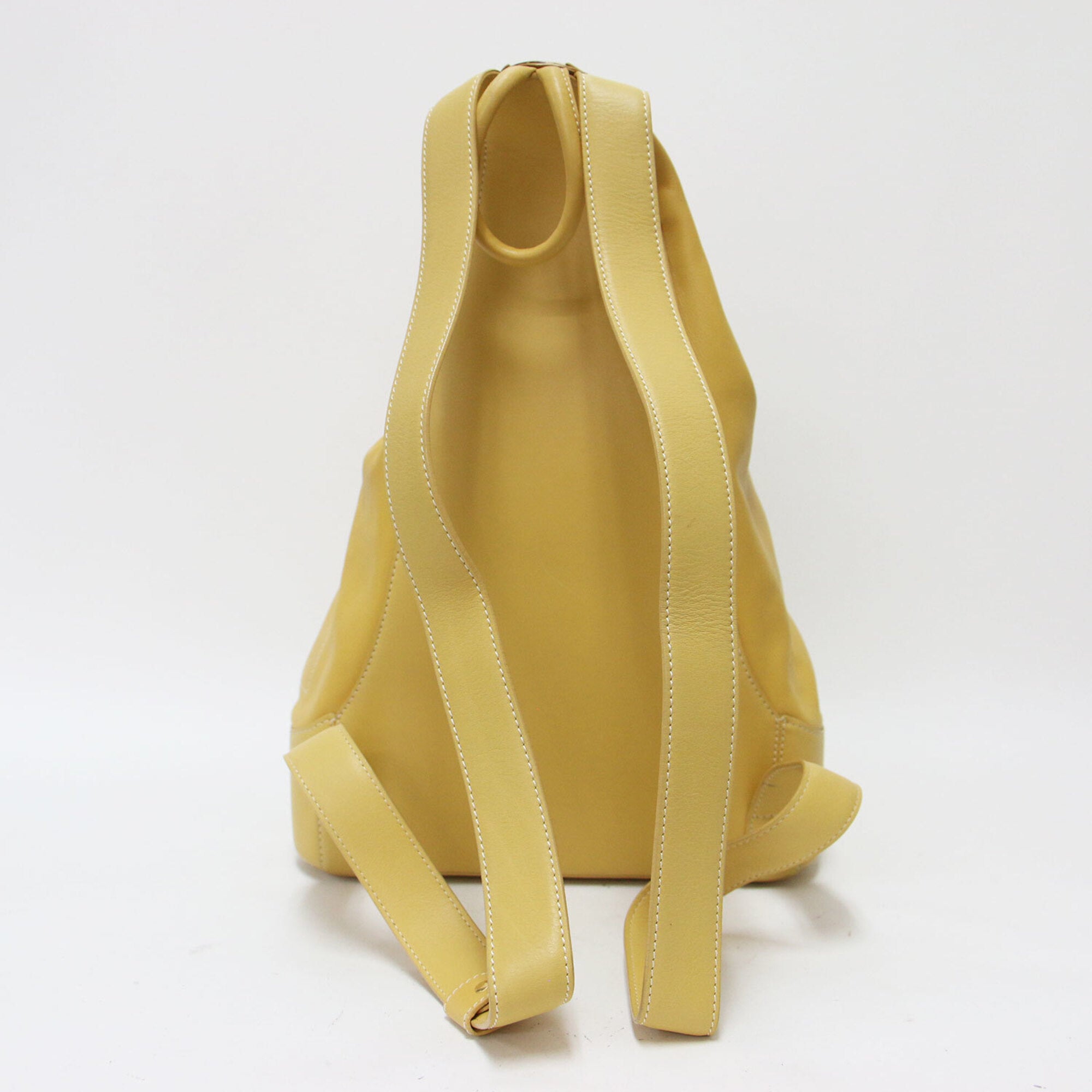 Loewe Yellow Leather Backpack (Pre-Owned)