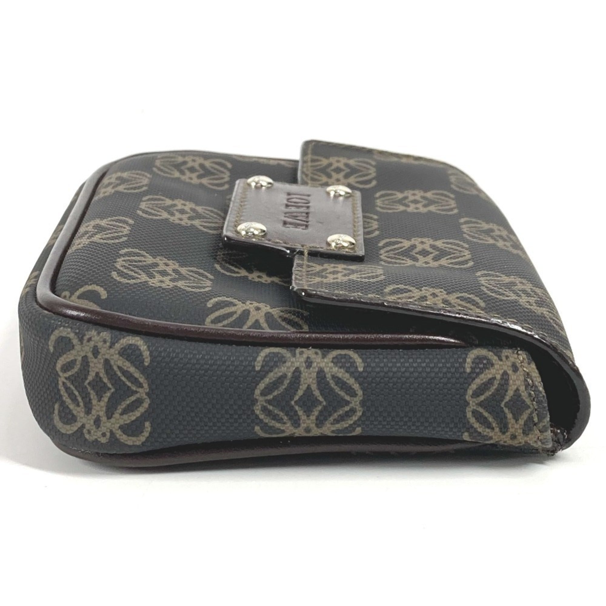 Loewe Brown Pvc Leather Pouch (Pre-Owned)