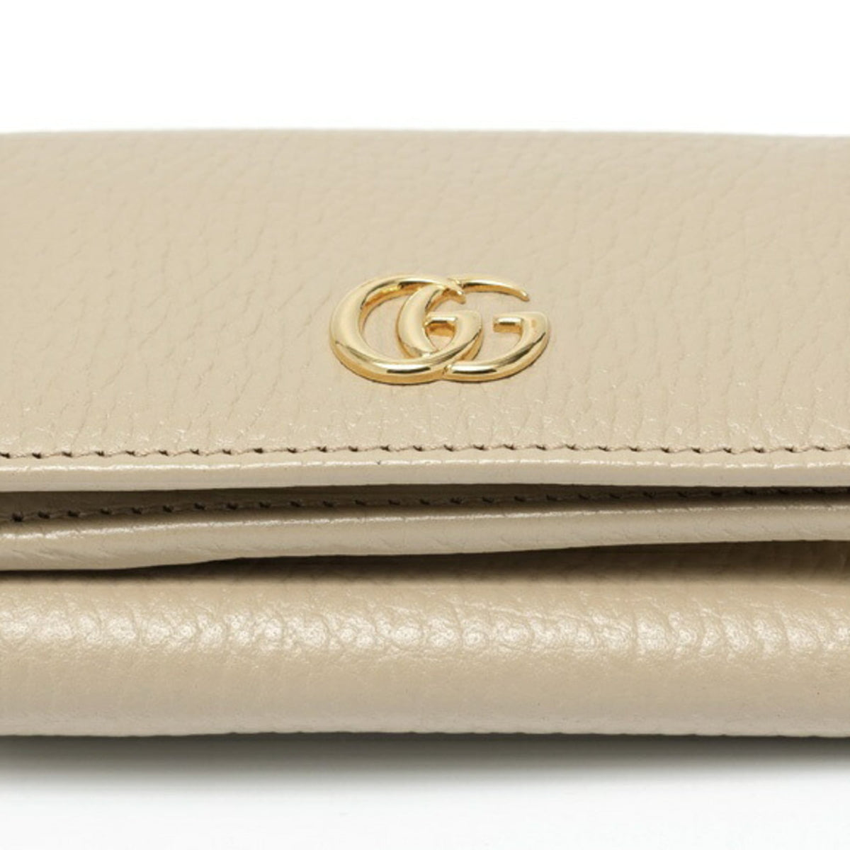 Gucci Beige Yellow Leather Wallet (Tri-Fold) (Pre-Owned)