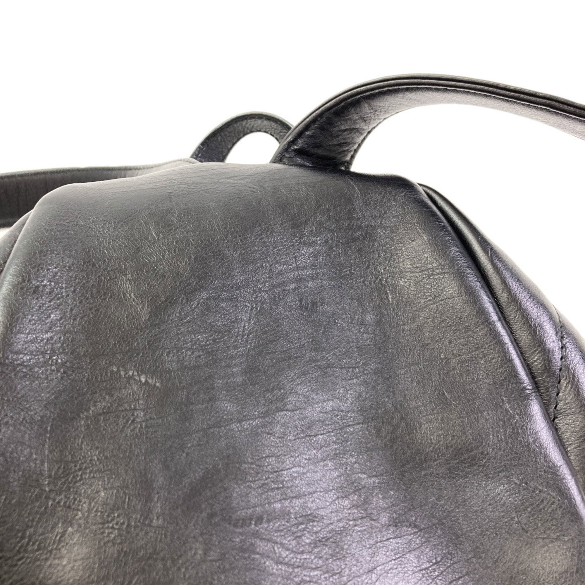 Balenciaga Black Leather Backpack (Pre-Owned)