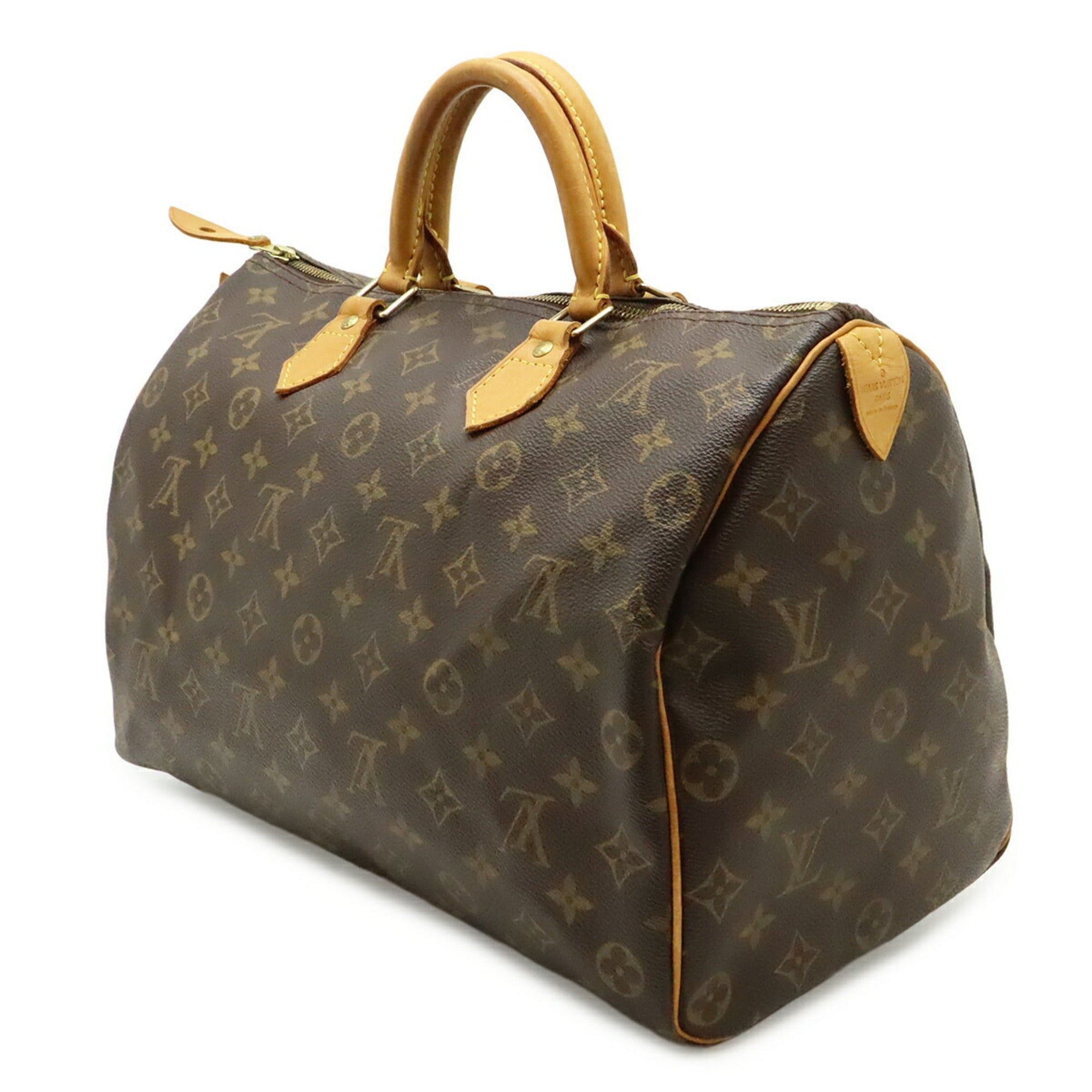Louis Vuitton Brown Monogram Canvas Boston Bag Handbag (Pre-Owned)
