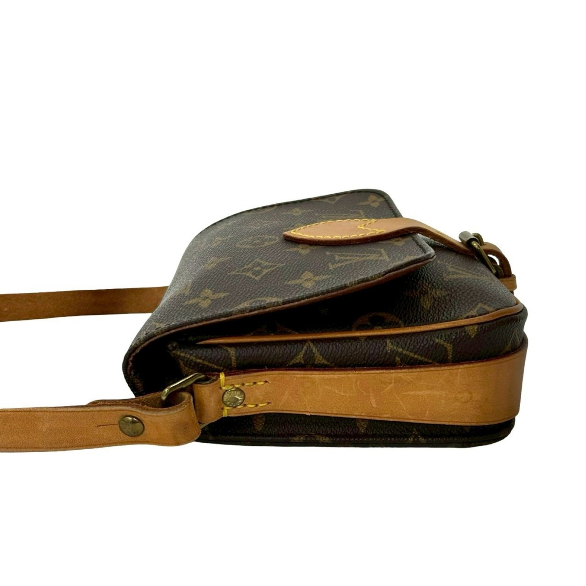 Louis Vuitton Brown Leather Pvc Pochette Shoulder Bag (Pre-Owned)