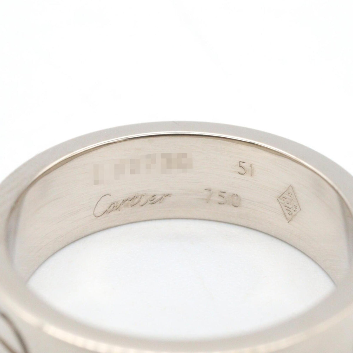 Cartier Silver White Gold (18K) Band Ring (Pre-Owned)