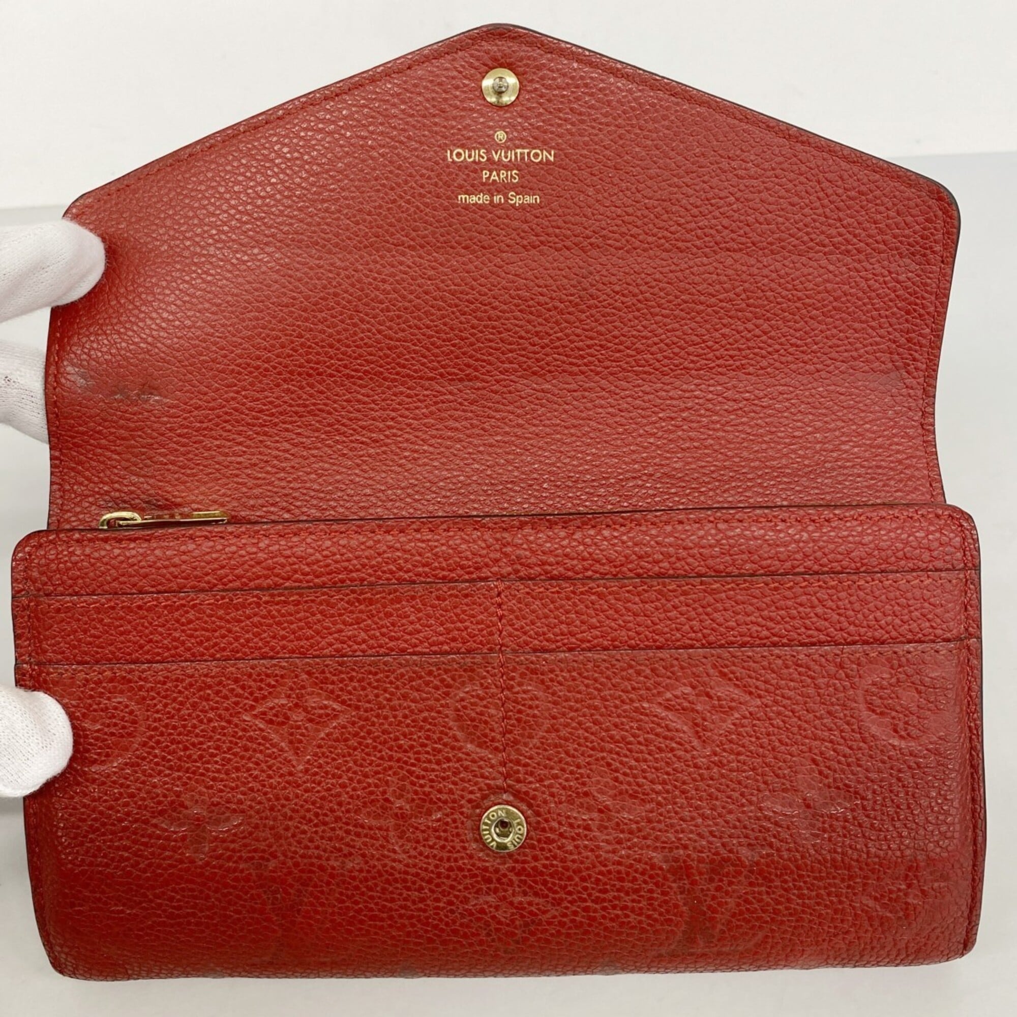 Louis Vuitton Cerise Long Wallet (Bi-Fold) (Pre-Owned)