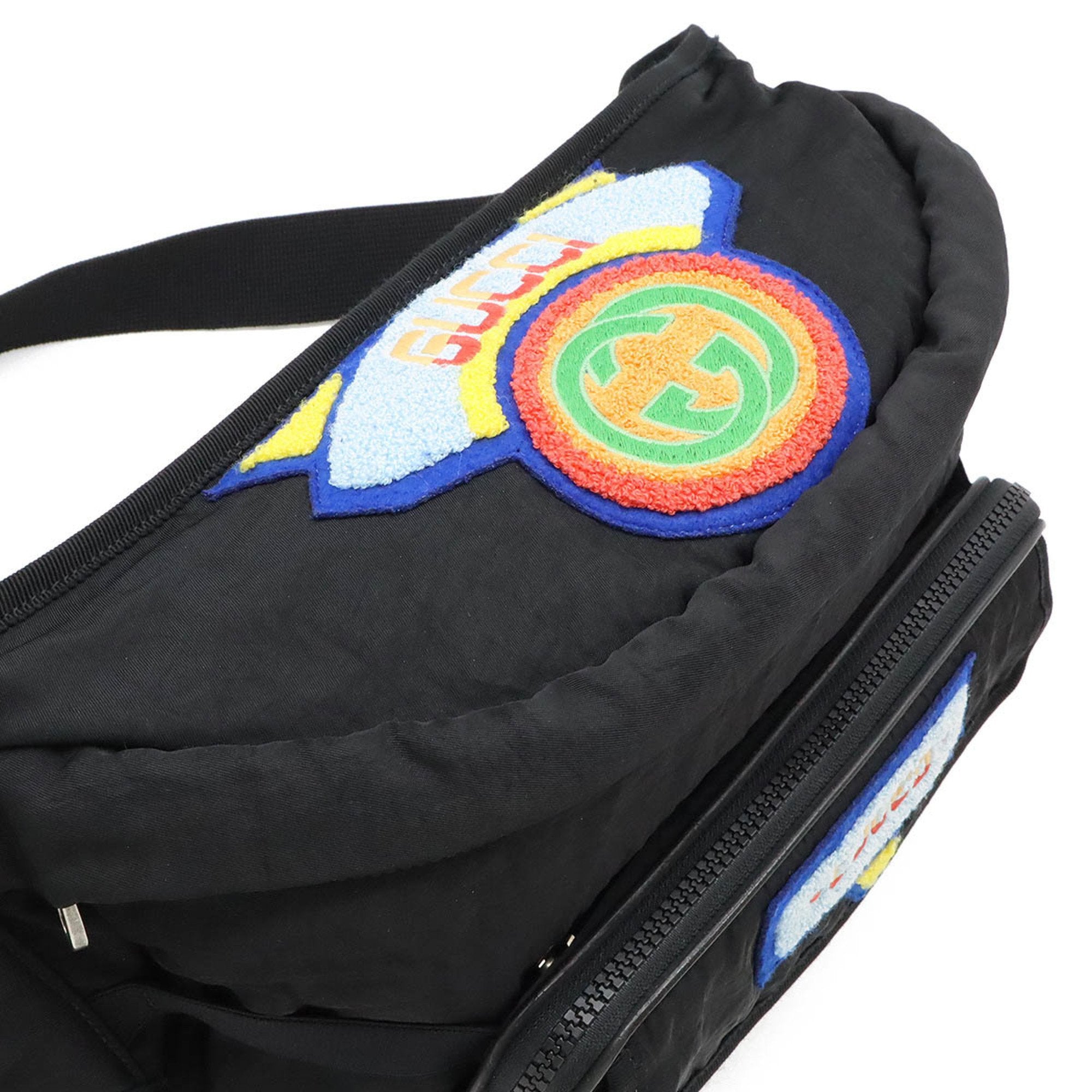 Gucci Black Nylon Backpack Fanny Pack (Pre-Owned)