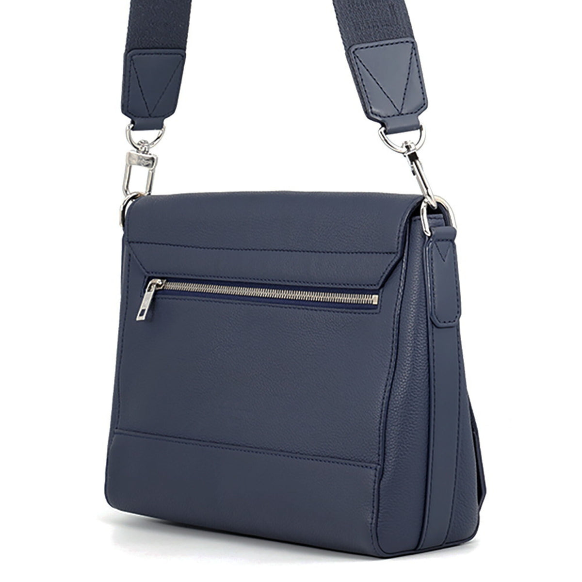 Louis Vuitton Navy Leather Handbag Shoulder Bag (Pre-Owned)