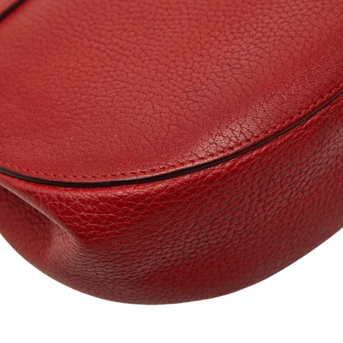 Chloé Red Color Leather Shoulder Bag (Pre-Owned)
