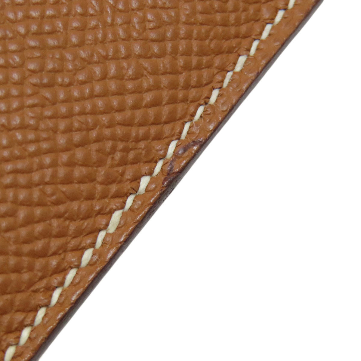 Hermes Gold Brown Epsom Leather Long Wallet (Bi-Fold) (Pre-Owned)