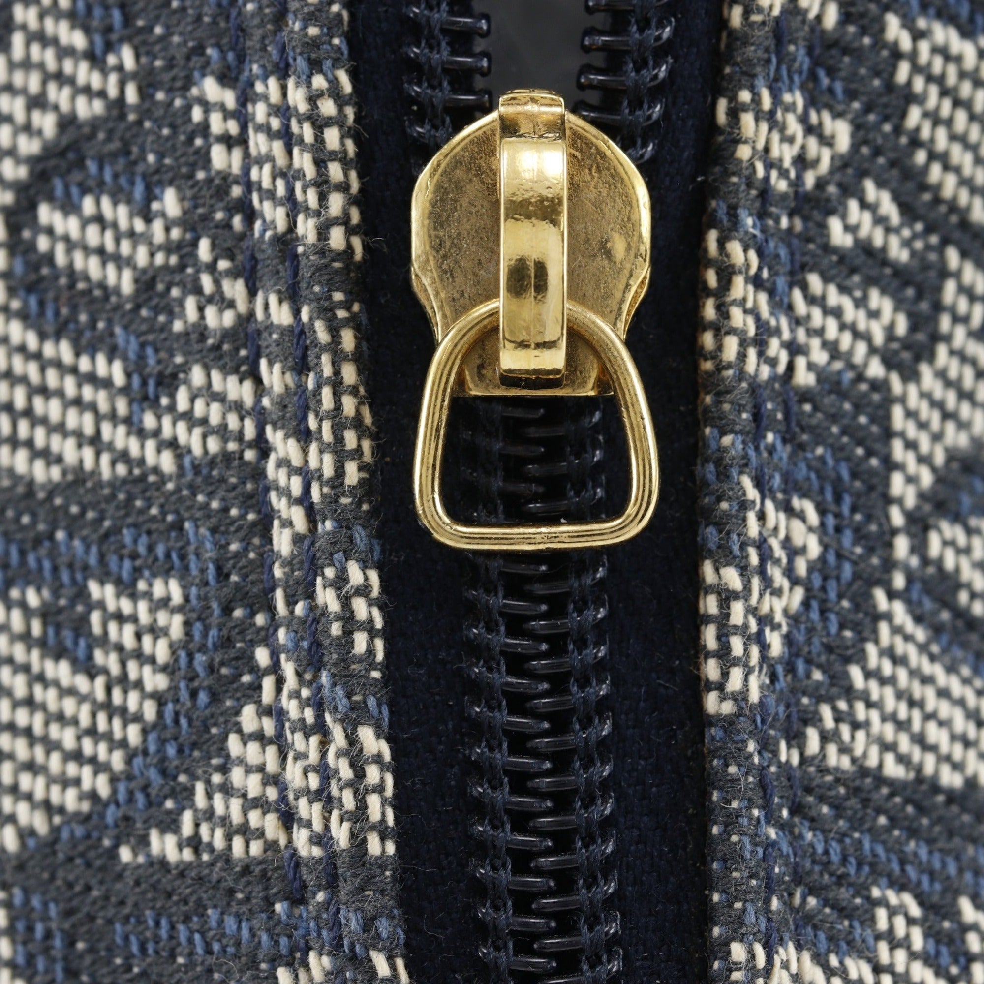 Christian Dior Navy Canvas Handbag (Pre-Owned)