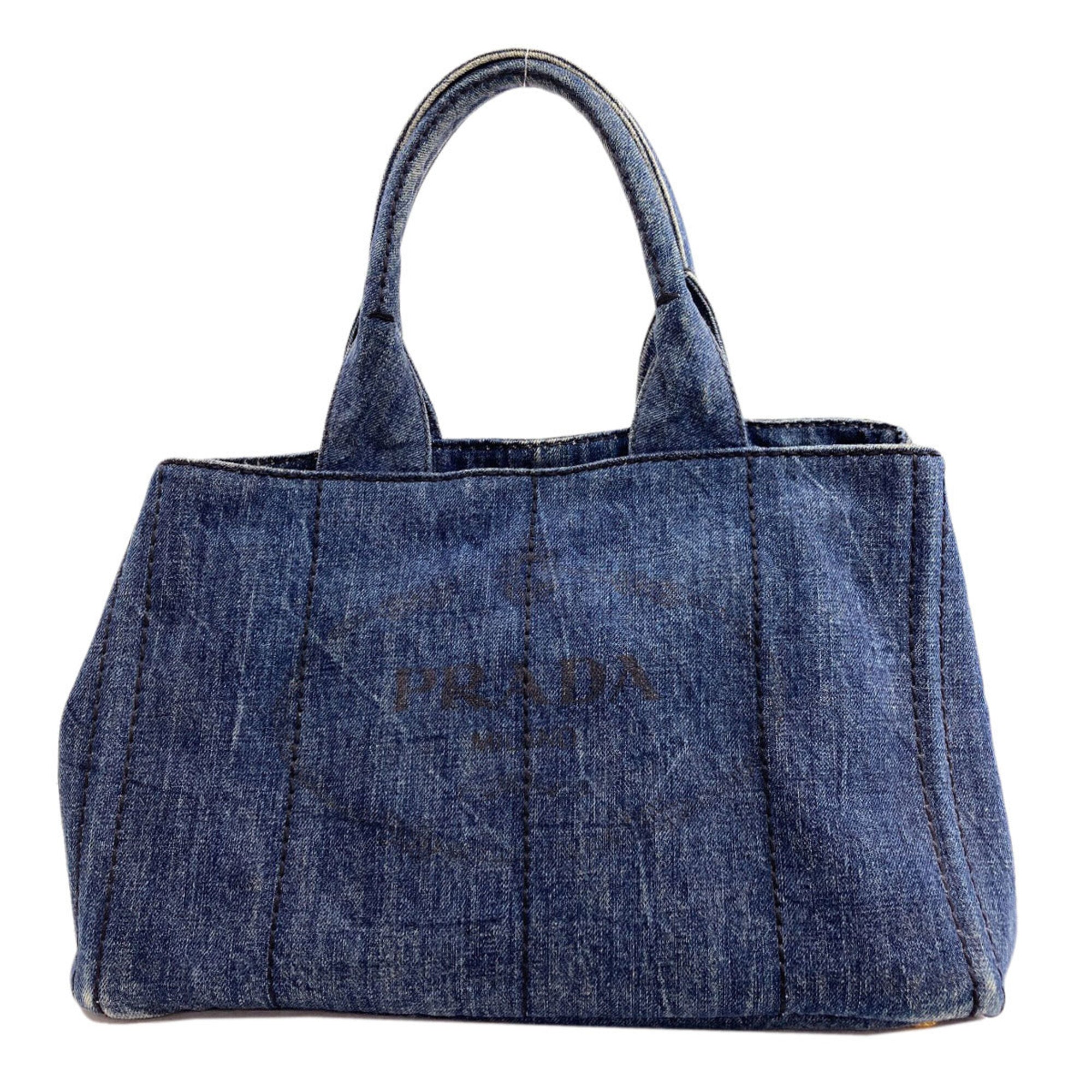 Prada Blue Denim Tote Bag (Pre-Owned)