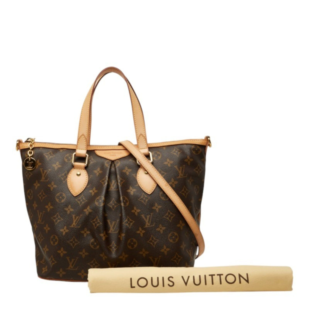 Louis Vuitton Monogram Brown Pvc Leather Handbag Shoulder Bag (Pre-Owned)