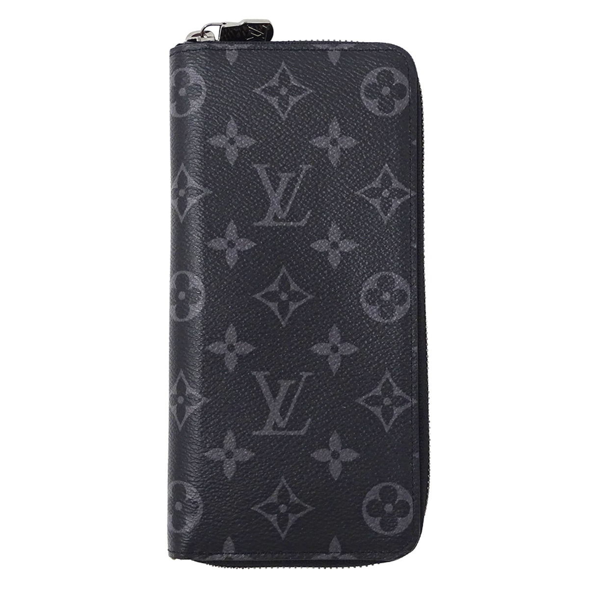 Louis Vuitton Black Monogram Eclipse Long Wallet (Bi-Fold) (Pre-Owned)