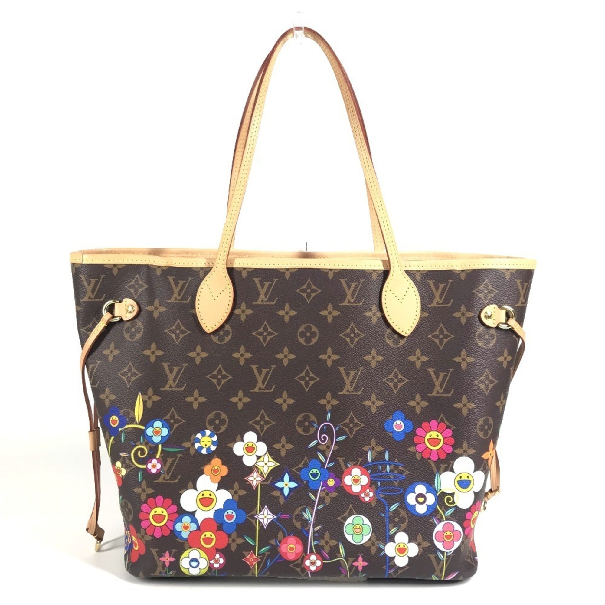 Louis Vuitton Brown Multi-Color Monogram Handbag Pouch Shoulder Bag Tote Bag (Pre-Owned)