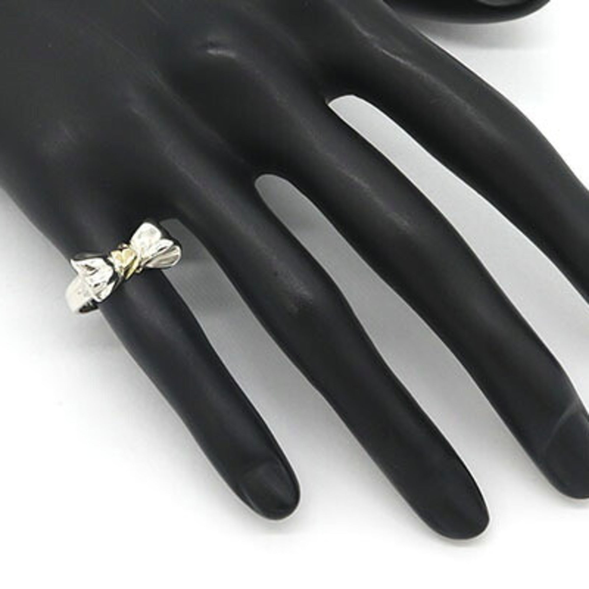 Tiffany Yellow Sterling Silver 925 Pinky Ring (Pre-Owned)