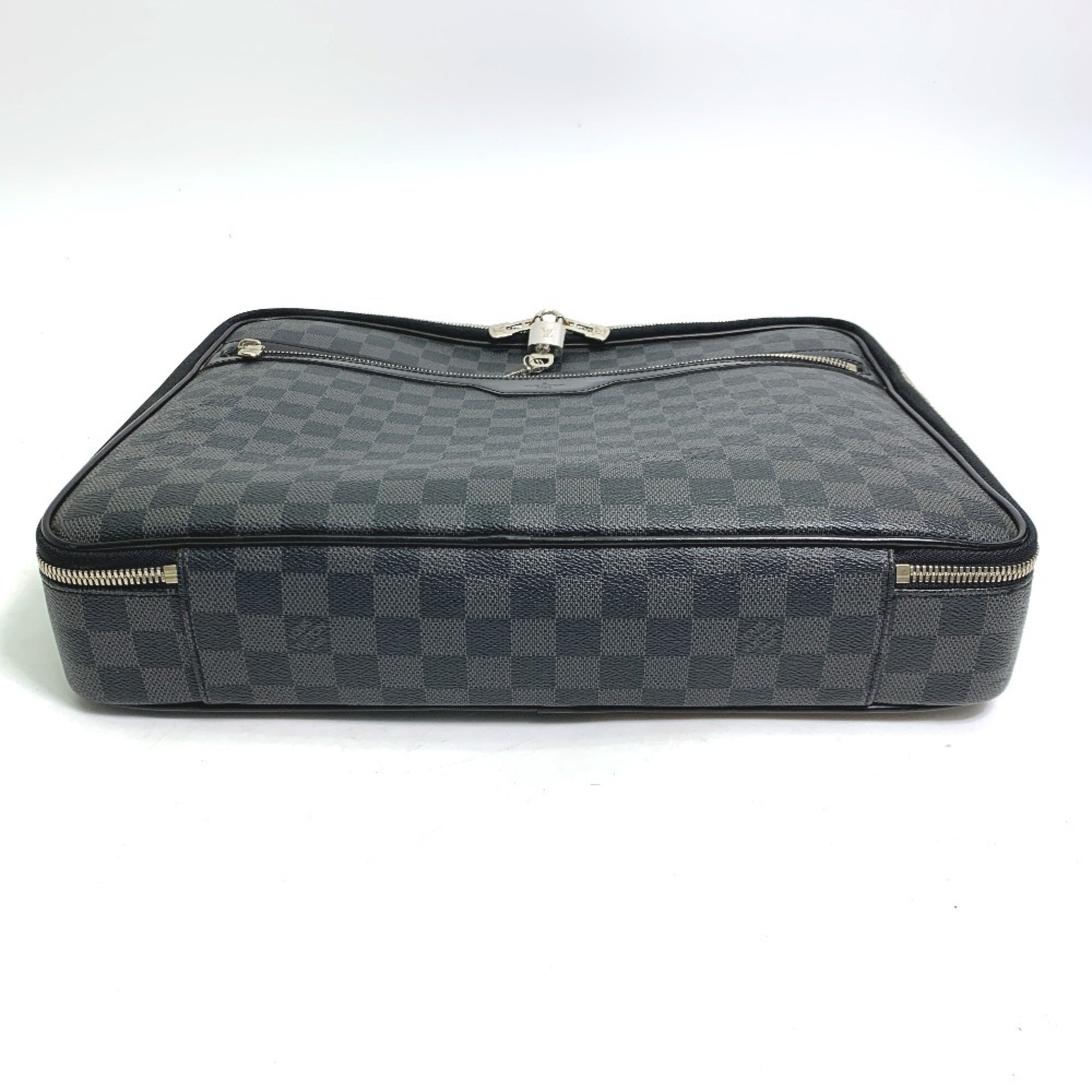Louis Vuitton Damier Graphite Black Damier Graphite Shoulder Bag (Pre-Owned)