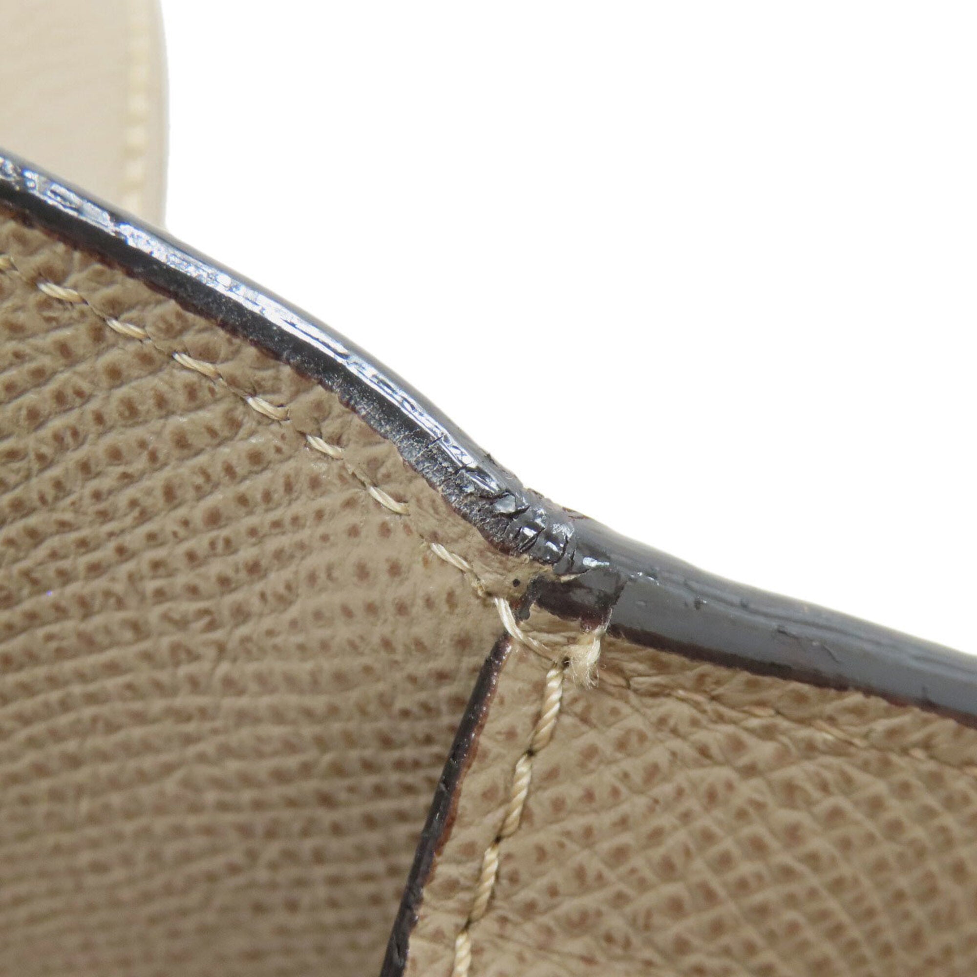 Valextra Grayish Leather Handbag (Pre-Owned)