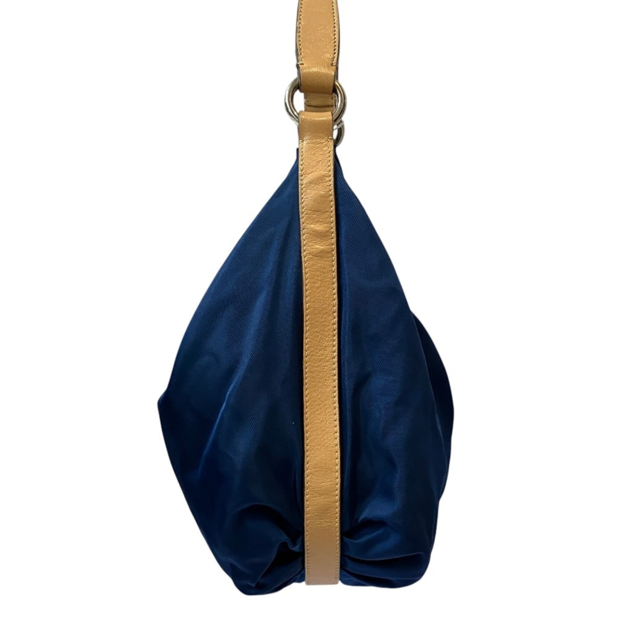 Prada Blue Nylon Handbag (Pre-Owned)
