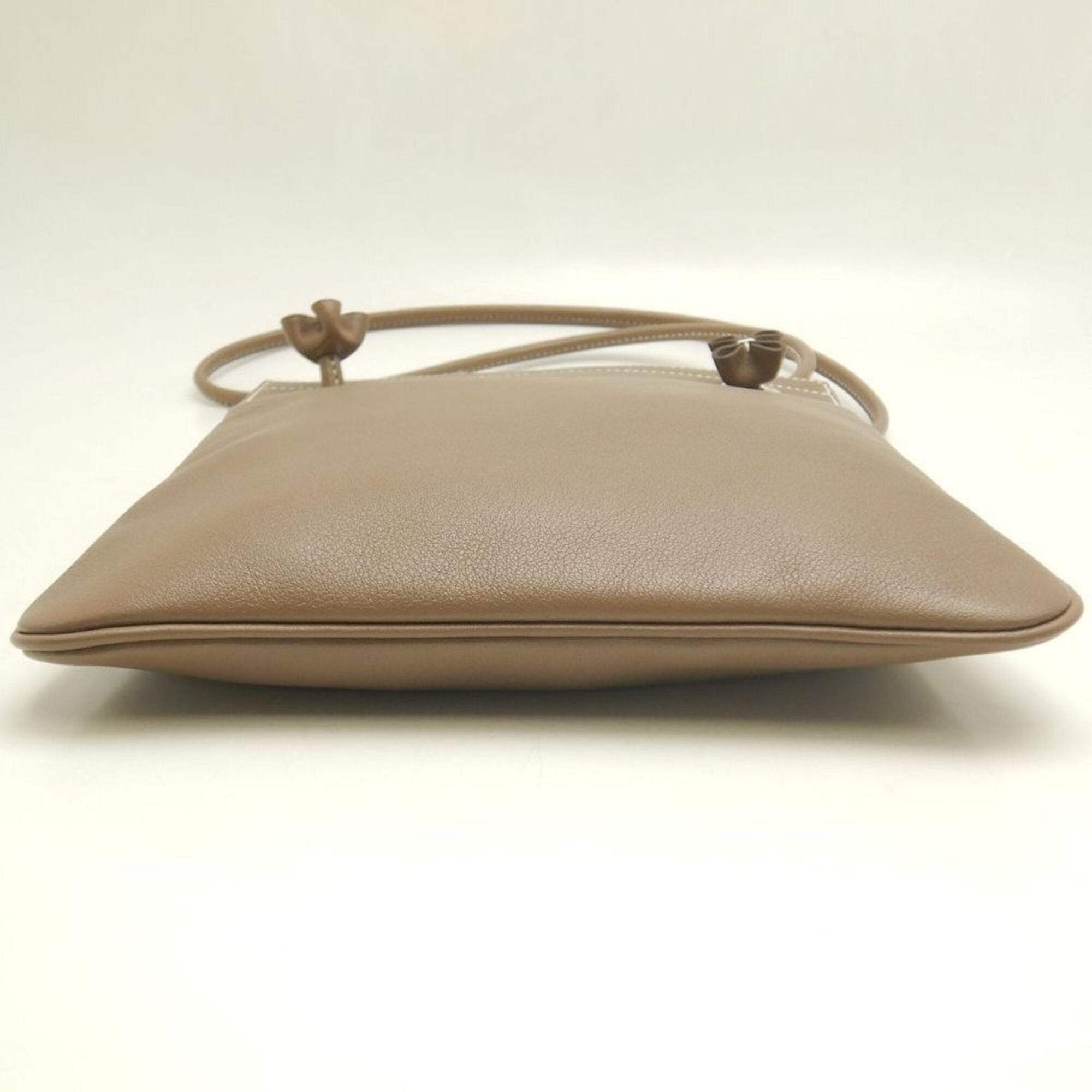 Hermes Etoupe Gray Swift Leather Shoulder Bag (Pre-Owned)