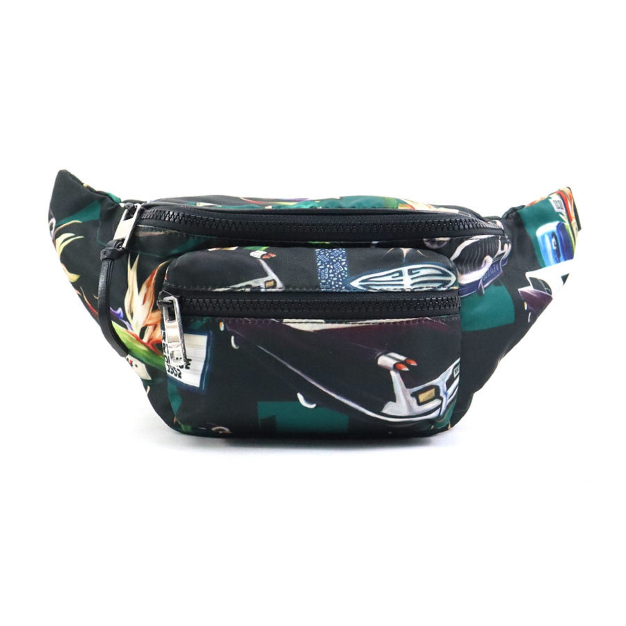 Givenchy Black Multi-Color Nylon Fanny Pack (Pre-Owned)