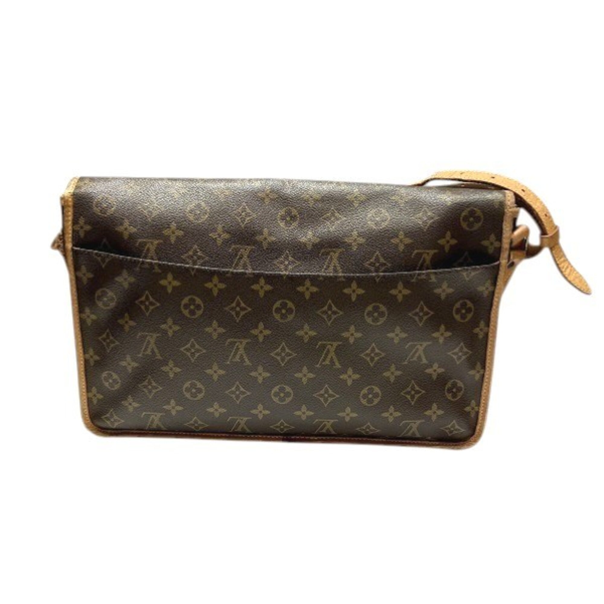Louis Vuitton Brown Monogram Handbag Shoulder Bag (Pre-Owned)