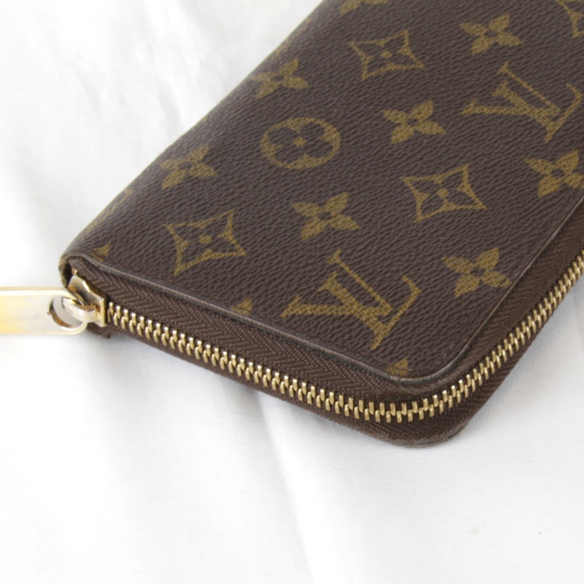 Louis Vuitton Brown Monogram Canvas Long Wallet (Bi-Fold) (Pre-Owned)