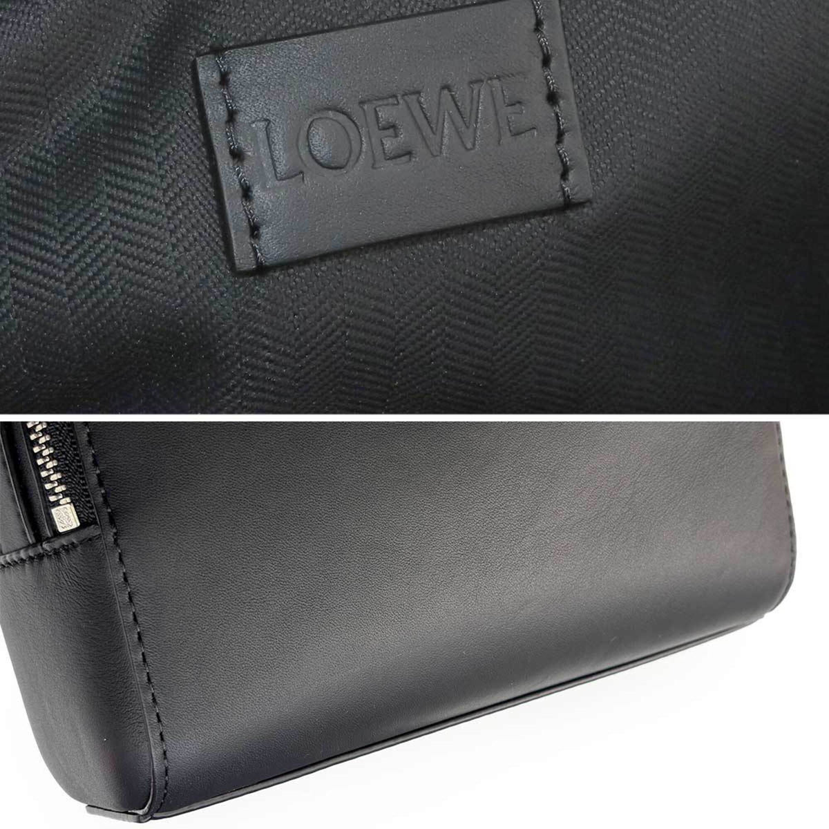 Loewe Black Leather Handbag Shoulder Bag Sling Bag (Pre-Owned)